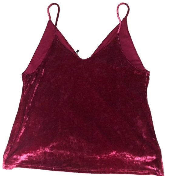 NWT- Just Quella Berry Velvet Tank SZ XL - Picture 3 of 12